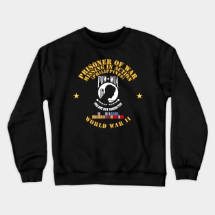 POW - MIA - Phil w WWII POW SVC Crewneck Sweatshirt